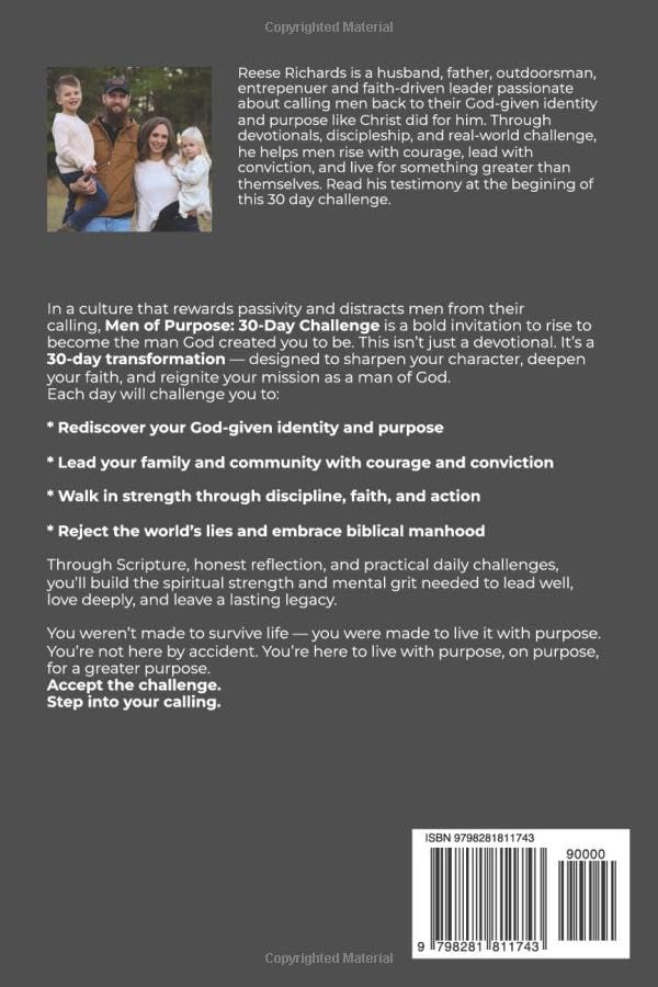 Men Of Purpose: 30 Day Challenge