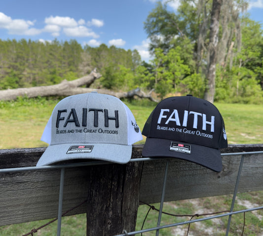 Faith hat bearded outdoors