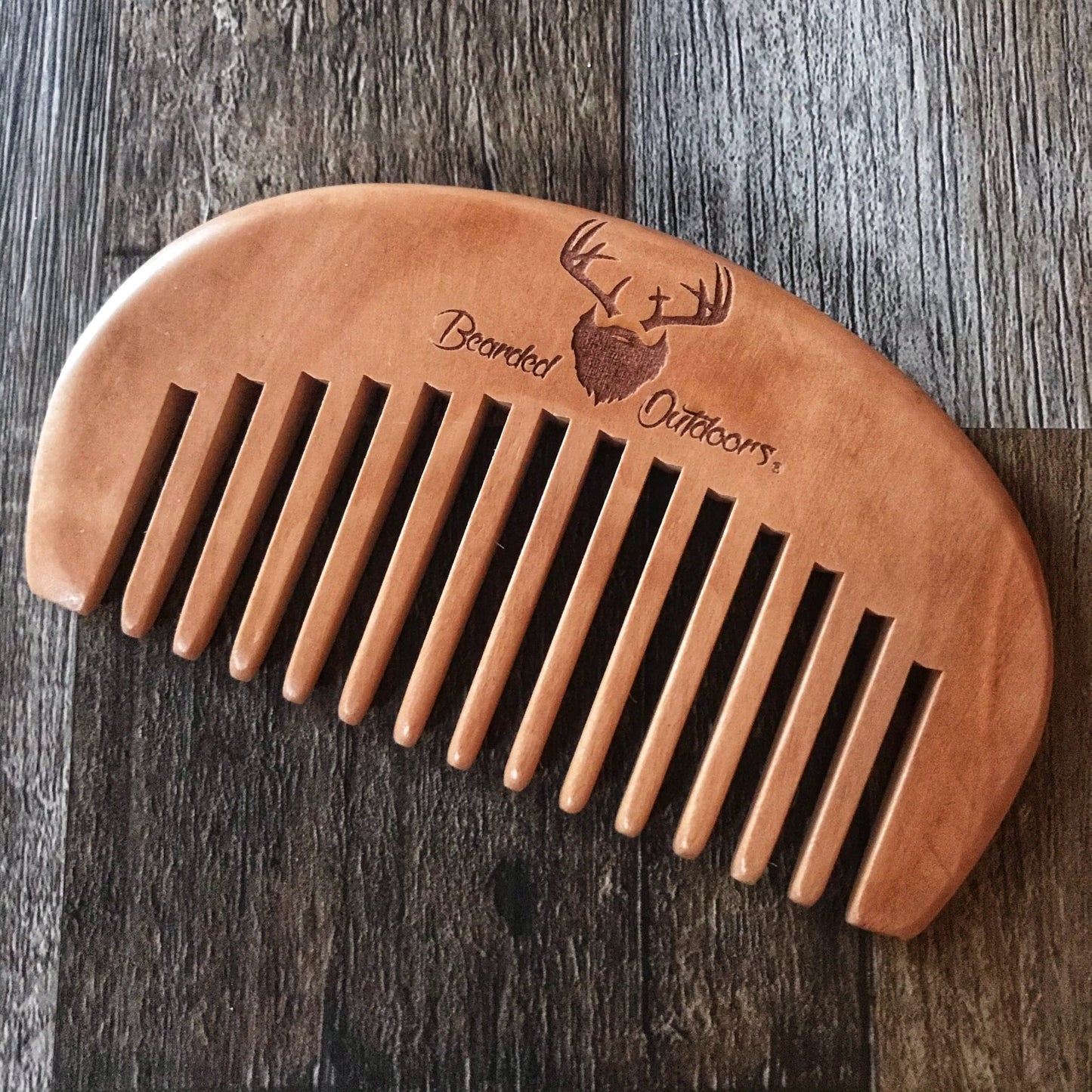 Beard Comb made from Fine Cherry Wood